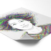 Wilde Farben der Kunst Poster (Ecke)