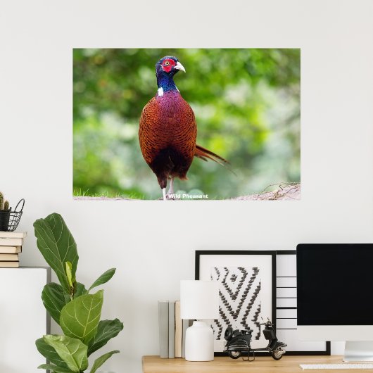 Wilde Fasane Poster (Heimbüro)