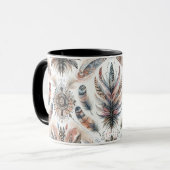 Wilde Federn Tasse (Vorderseite Links)
