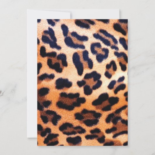 Wilde Feier Einladung (Rückseite)