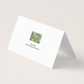 Wilde Feldgras - Violettblütenkarte (Rückseite)