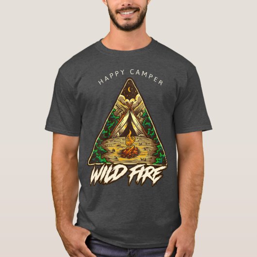 Wilde Feuer Campriangle Junge T-Shirt (Vorderseite)
