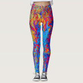 Wilde Flammen... Leggings (Vorderseite)