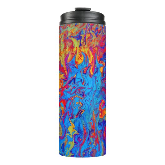 Wilde Flammen... Thermosbecher (Vorderseite)