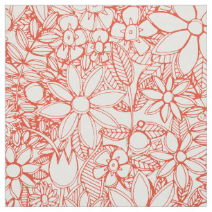 wilde Fleur Cadmium Stoff