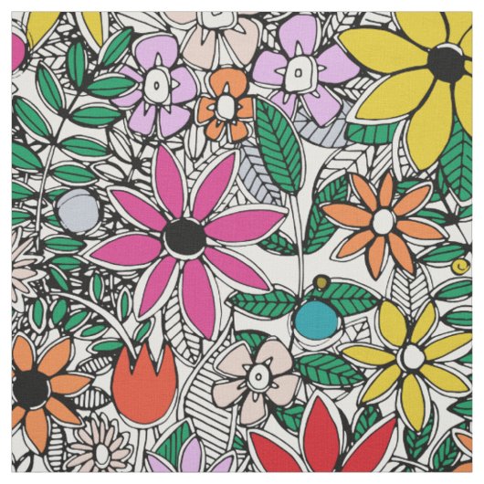 Wilde Fleur Stoff (Muster)