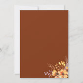 Wilde Flora Brautparty Locarno Einladung (Rückseite)