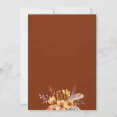 Wilde Flora und Fauna Einladung (Rückseite)