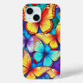 Wilde Flying Butterflies Case-Mate iPhone Hülle (Rückseite)
