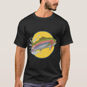 Wilde Forelle - weiß T-Shirt
