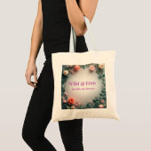 Wilde & freie Florallinienkunst | Boho Minimal De Tragetasche (Vorderseite (Produkt))