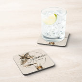 Wilde, freie Jagd Schrotflinte & Kugel auf Bourbon Getränkeuntersetzer (Rechte Seite)