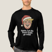 Wilde Friedensglocken Tri-Blend Shirt (Vorderseite)
