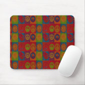Wilde Friedenszeichen - Mousepad (Mit Mouse)