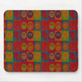 Wilde Friedenszeichen - Mousepad (Vorne)