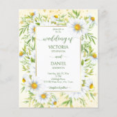 Wilde Frühlingsblumen Haushalt Hochzeit einladen (Vorderseite)