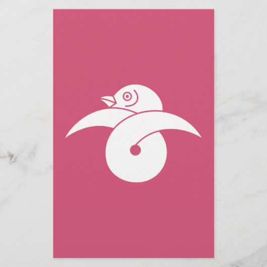 Wilde Gans in Schleife Briefpapier (Vorderseite)