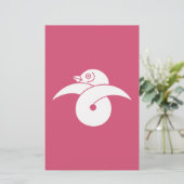 Wilde Gans in Schleife Briefpapier (Stehend Vorderseite)