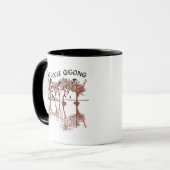 Wilde Gans Qigong Tasse (Vorderseite Links)