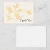 Wilde Gänse Flying Mitteilungskarte (Vorne/Hinten)