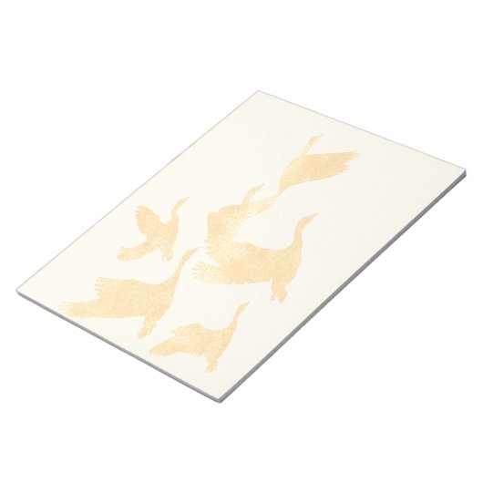 Wilde Gänse Flying Notizblock (angewinkelt)