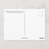 Wilde Gänse Insel Standpunkt Montana Postkarte (Rückseite)