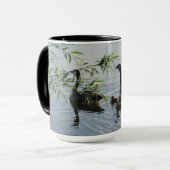 Wilde Gänse-Tasse Tasse (Vorderseite Links)