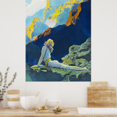 Wilde Gänse von Maxfield Parrish Poster (Küche)
