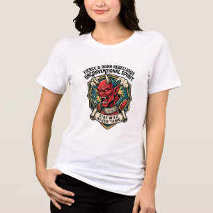 Wilde & Geborene Rebellische Unkonventionelle Seel Tri-Blend Shirt