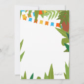 Wilde Geburtstagspartei Einladung (Rückseite)