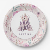 Wilde Geburtstagsparty mit einem Teepe Pappteller (Vorderseite)