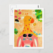 Wilde Gedanken Postkarte (Vorne/Hinten)