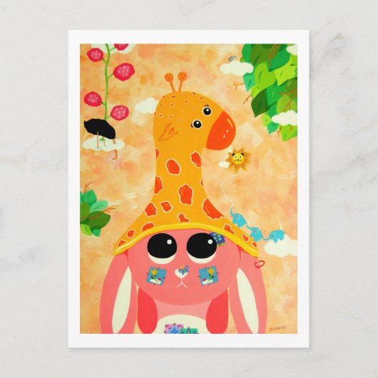 Wilde Gedanken Postkarte (Vorderseite)