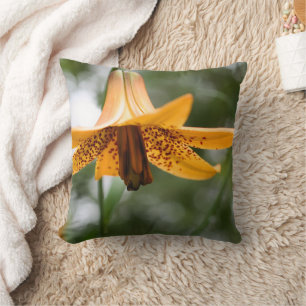 Wilde gefleckte Kanada-Lilienblume  Kissen