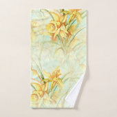 Wilde gelbe Blumen Badhandtuch Set (Handtuch)