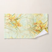 Wilde gelbe Blumen Badhandtuch Set (Handtuch)