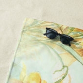 Wilde gelbe Blumen Strandtuch (Beispiel)