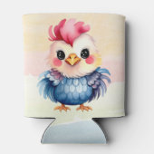 Wilde, glückliche Waldtiere Wasserfarbe Dosenkühler (Rückseite)