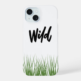 Wilde Gras Hülle  iPhone 15 Hülle