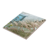 Wilde Gräser auf Malibu-Strand Kalifornien Fliese (Seite)