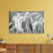 Wilde Gräser - Schwarz und Weiß Leinwanddruck (Insitu (Wohnzimmer))
