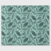 Wilde Gräser und Farne Geschenkpapier (Flach)