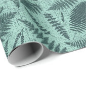 Wilde Gräser und Farne Geschenkpapier (Rolleneckpunkt)