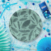 Wilde Gräser und Farne Pappteller (Party)