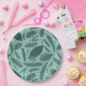 Wilde Gräser und Farne Pappteller (Party)