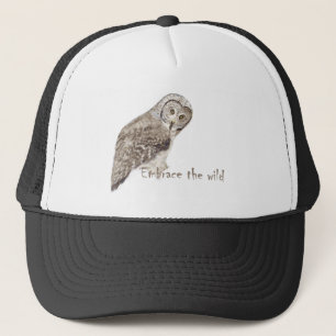 Wilde graue Vögel Kunst, Dichtung und Musik Truckerkappe