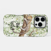 Wilde grüne Dschungel Efeu iPhone Hülle (Rückseite (Horizontal))
