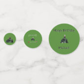 Wilde grüne Gorilla-Party-Thema Konfetti (Vorderseiten)
