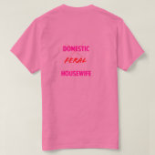 Wilde Hausfrau T-Shirt (Design Rückseite)