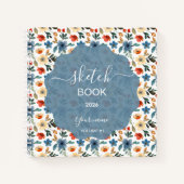 Wilde Herbstblumen Notizblock (Vorderseite)